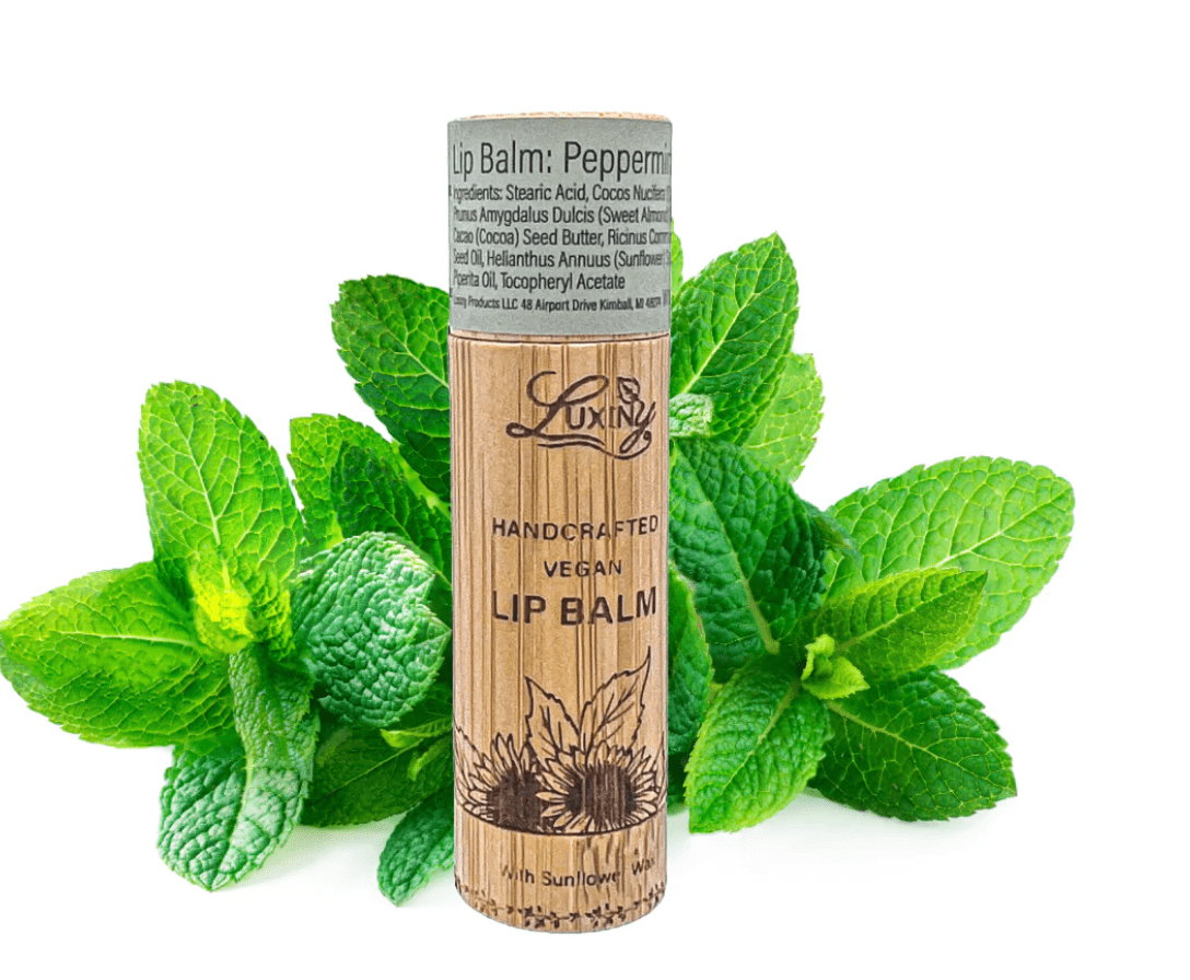 Peppermint Lip Balm - Whiskey Skies - LUXINY