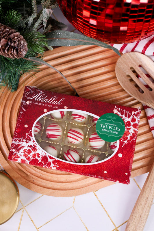Peppermint Whipping Cream Truffles - Whiskey Skies - ABDALLAH CANDIES
