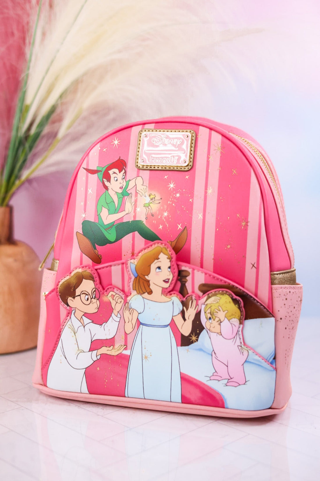 Peter Pan 70th Anniversary You Can Fly Mini Backpack - Whiskey Skies - LOUNGEFLY