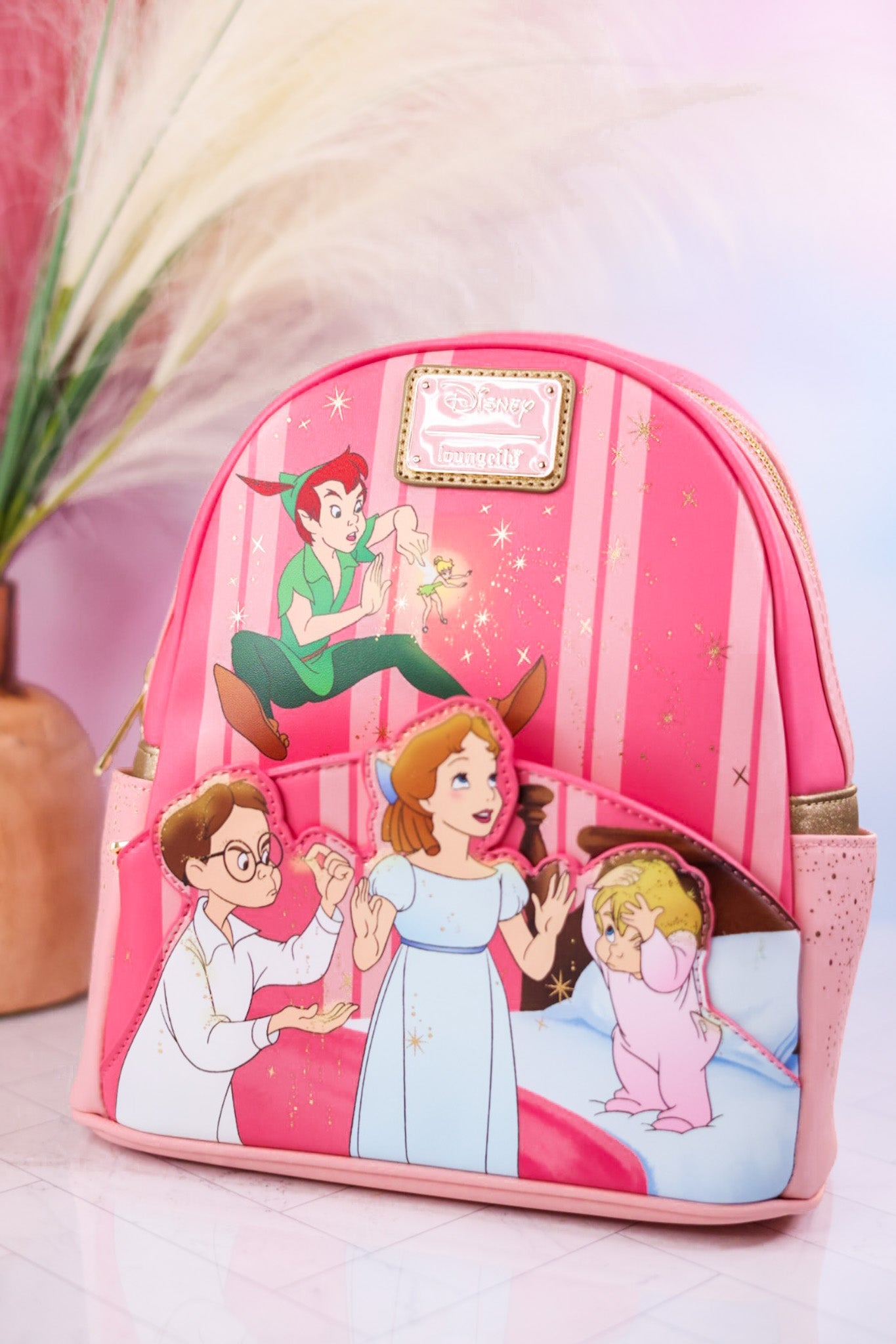 Peter Pan 70th Anniversary You Can Fly Mini Backpack - Whiskey Skies - LOUNGEFLY