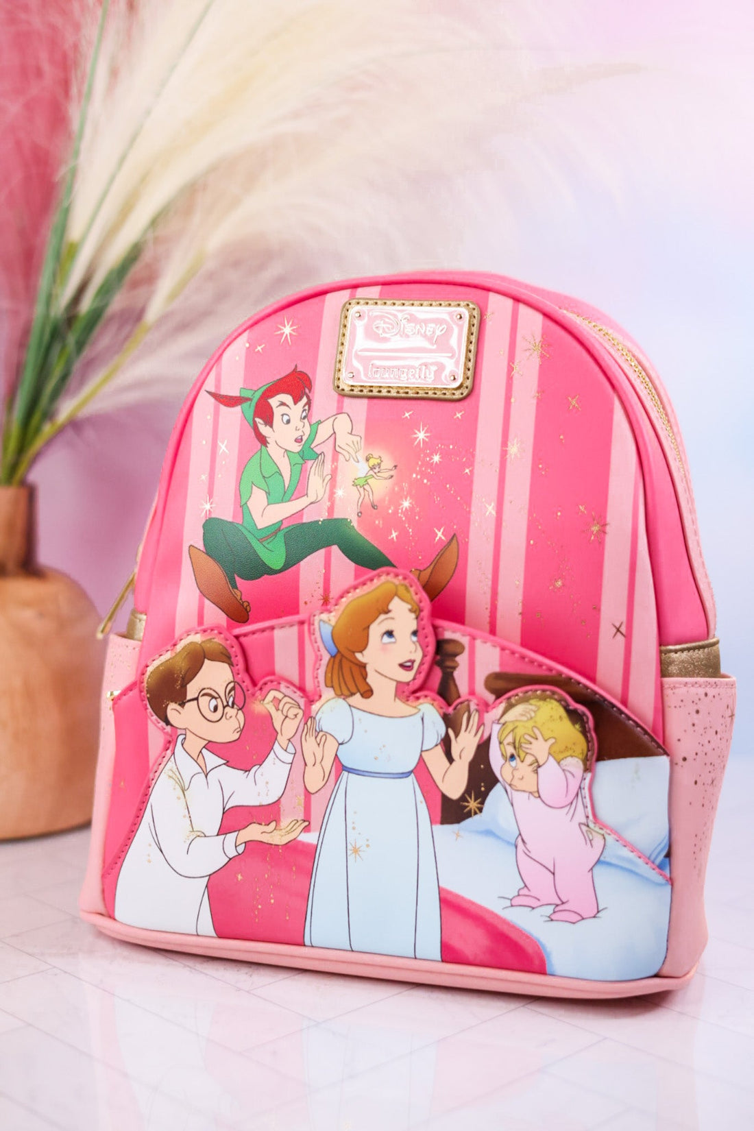 Peter Pan 70th Anniversary You Can Fly Mini Backpack - Whiskey Skies - LOUNGEFLY