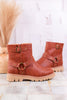 Pick of the Patch Bourbon Boots with Buckle Detail - Whiskey Skies - CORKYS FOOTWEAR