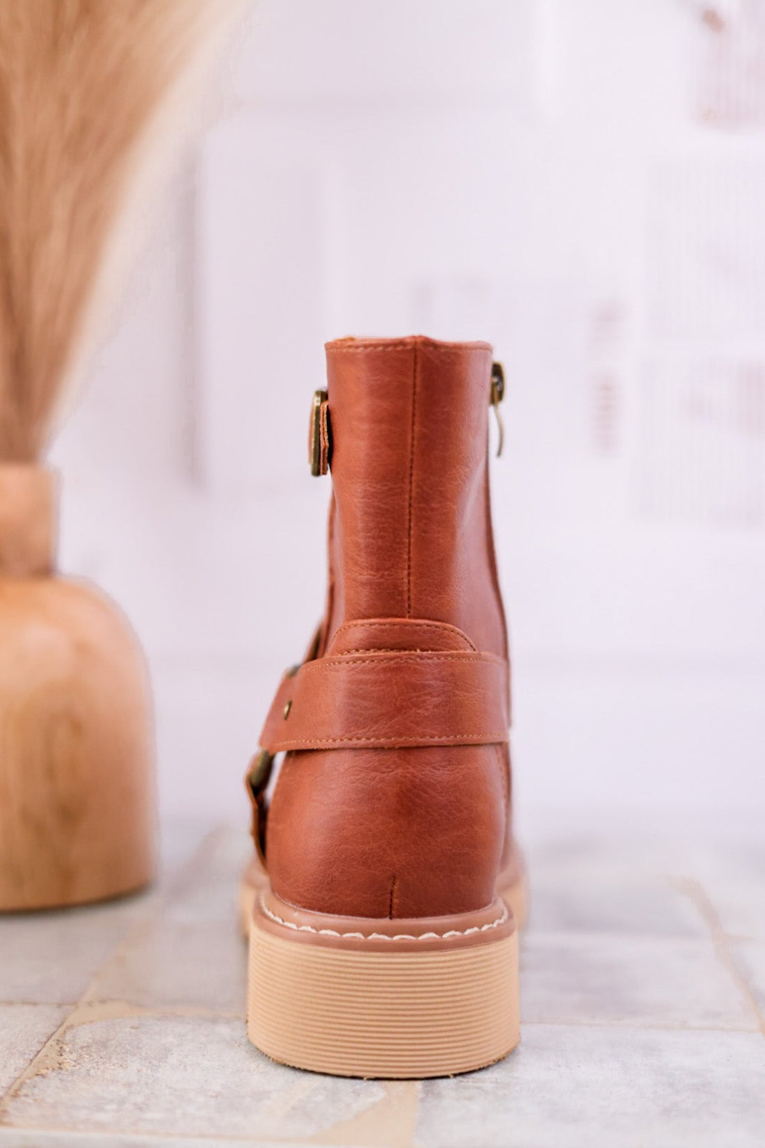 Pick of the Patch Bourbon Boots with Buckle Detail - Whiskey Skies - CORKYS FOOTWEAR