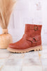 Pick of the Patch Bourbon Boots with Buckle Detail - Whiskey Skies - CORKYS FOOTWEAR