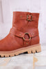 Pick of the Patch Bourbon Boots with Buckle Detail - Whiskey Skies - CORKYS FOOTWEAR