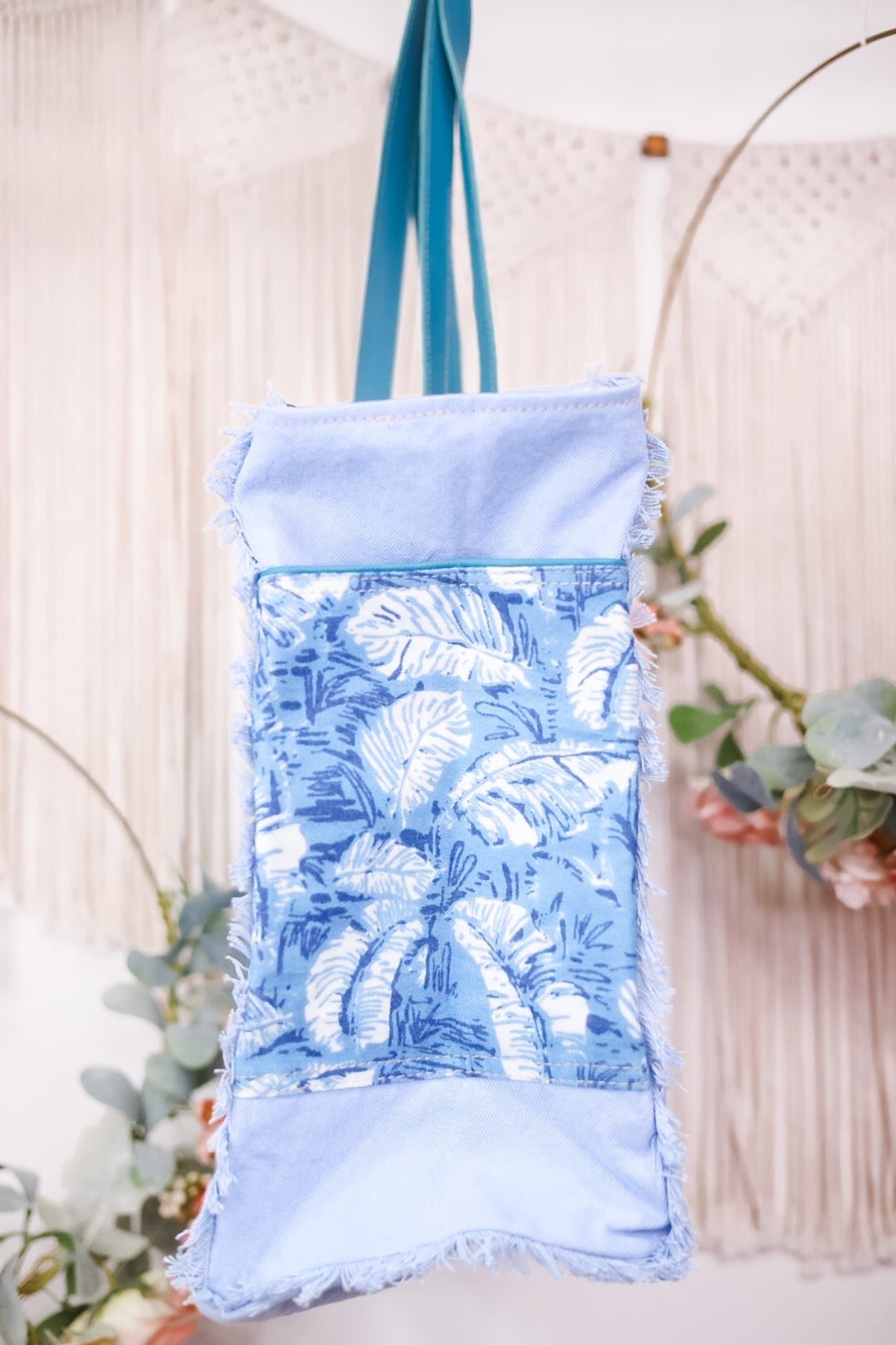 Pinadora Weekender Bag - Whiskey Skies - KHEMCHAND HANDICRAFT