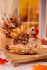 Pinecone Turkey with Feather Tail - Whiskey Skies - SPECIAL T IMPORTS INC