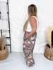Pink Camo Print Cargo Pants With Adjustable Hems - Whiskey Skies - DAVI & DANI