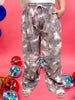 Pink Camo Print Cargo Pants With Adjustable Hems - Whiskey Skies - DAVI & DANI