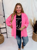 Pink Cosmos Boyfriend Blazer - Whiskey Skies - ANDREE BY UNIT