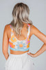 Pink Flowers Bralette - Whiskey Skies - JADYK