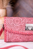 Pink Hand Tooled Leather & Calfskin Elena Mini Bag - Whiskey Skies - LOYAL WEST
