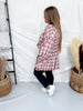 Pink & Mauve Long Sleeve Lightweight Button Down Shacket - Whiskey Skies - WHITE BIRCH