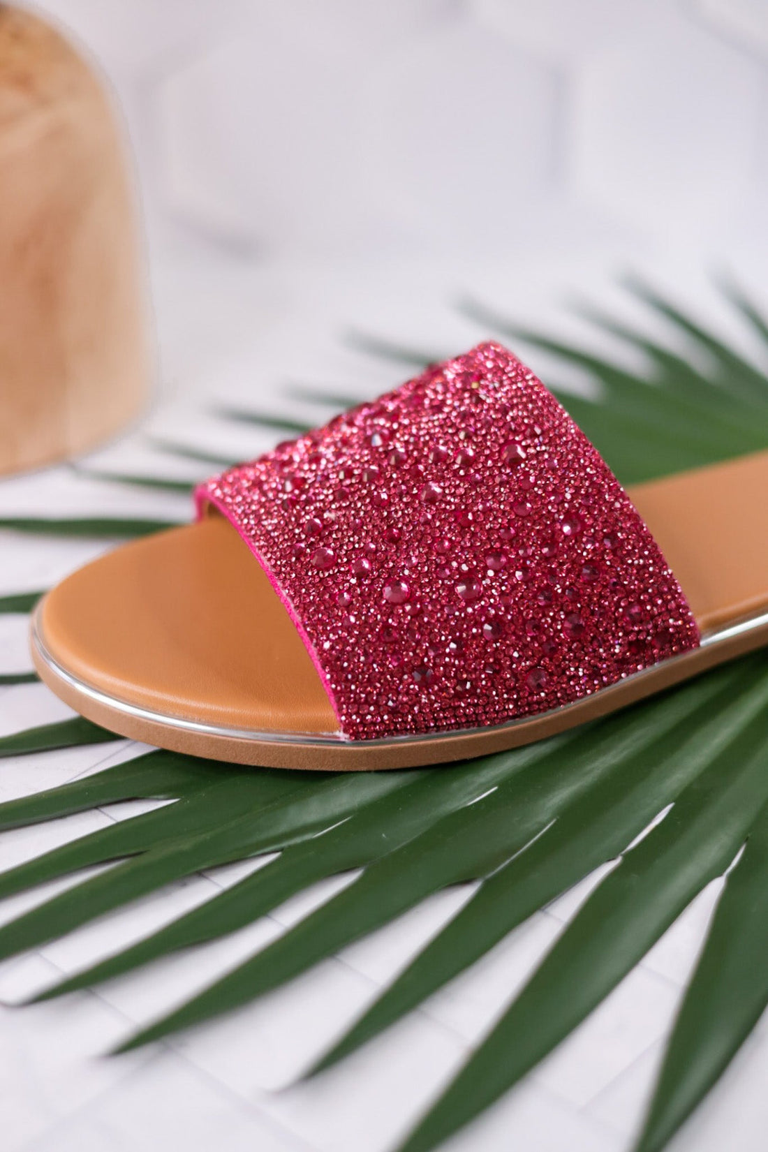 Pink Rhinestone Pizzazz Sandals - Whiskey Skies - CORKYS FOOTWEAR