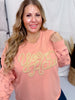 Pink Yee Haw Pullover - Whiskey Skies - SOUTHERN GRACE