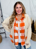 Plaid Button Down Detailed Sweater Cardigan - Whiskey Skies - AND THE WHY