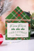 Plaid House Shaped Wooden Block Signs (4 Styles) - Whiskey Skies - TRANSPAC