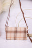 Plaid Riley Crossbody Bag - Whiskey Skies - JEN & CO