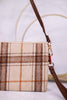 Plaid Riley Crossbody Bag - Whiskey Skies - JEN & CO