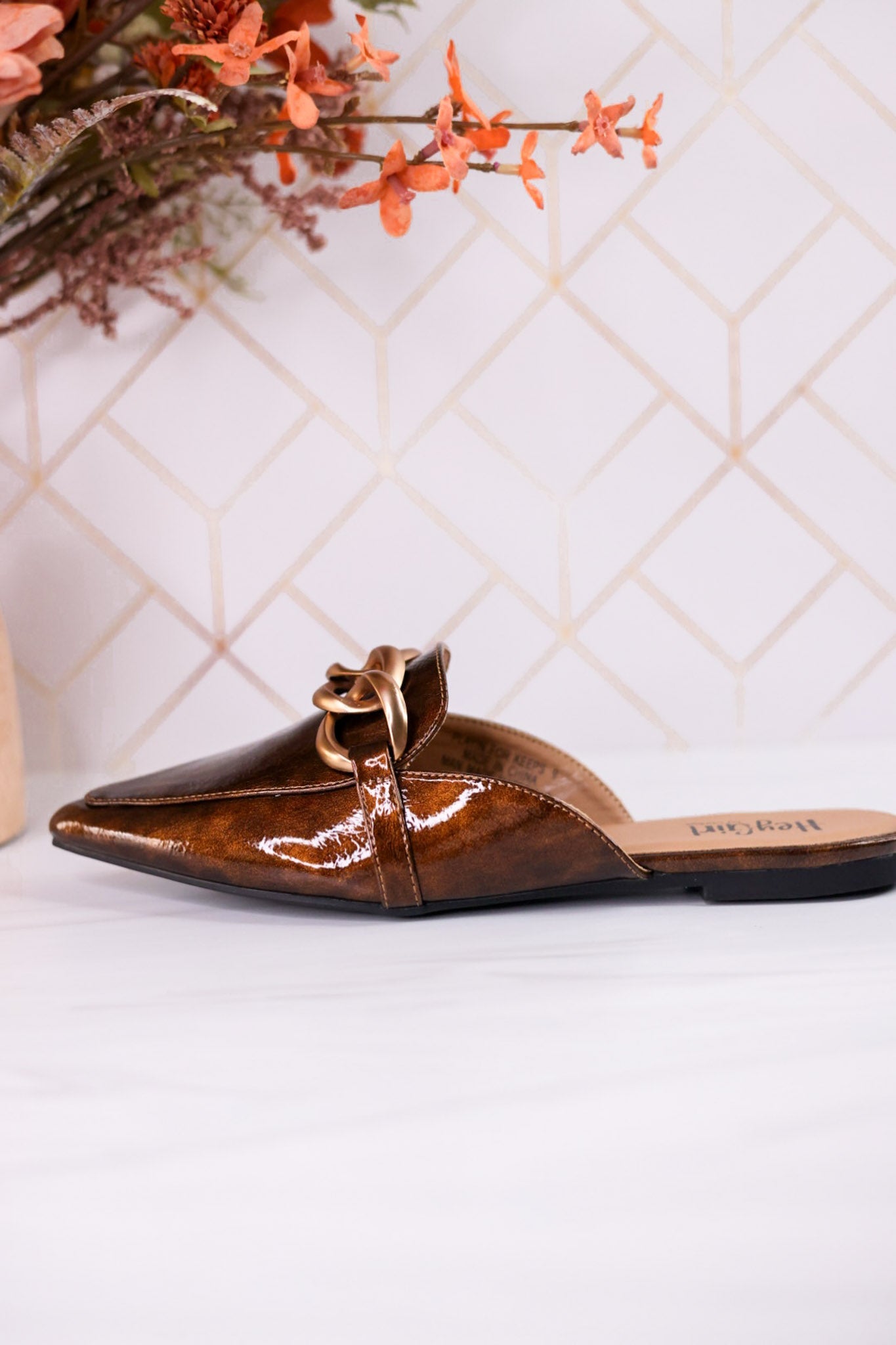 Playin For Keeps Bronze Mules - Whiskey Skies - CORKYS FOOTWEAR