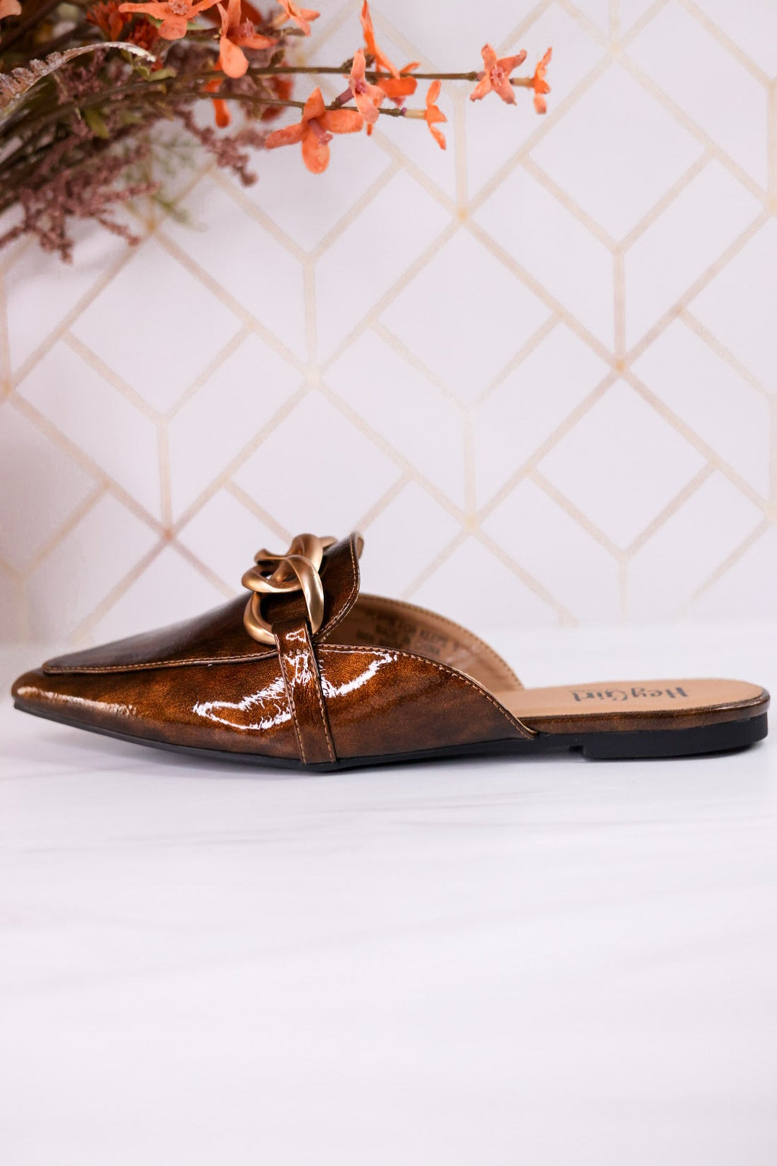 Playin For Keeps Bronze Mules - Whiskey Skies - CORKYS FOOTWEAR