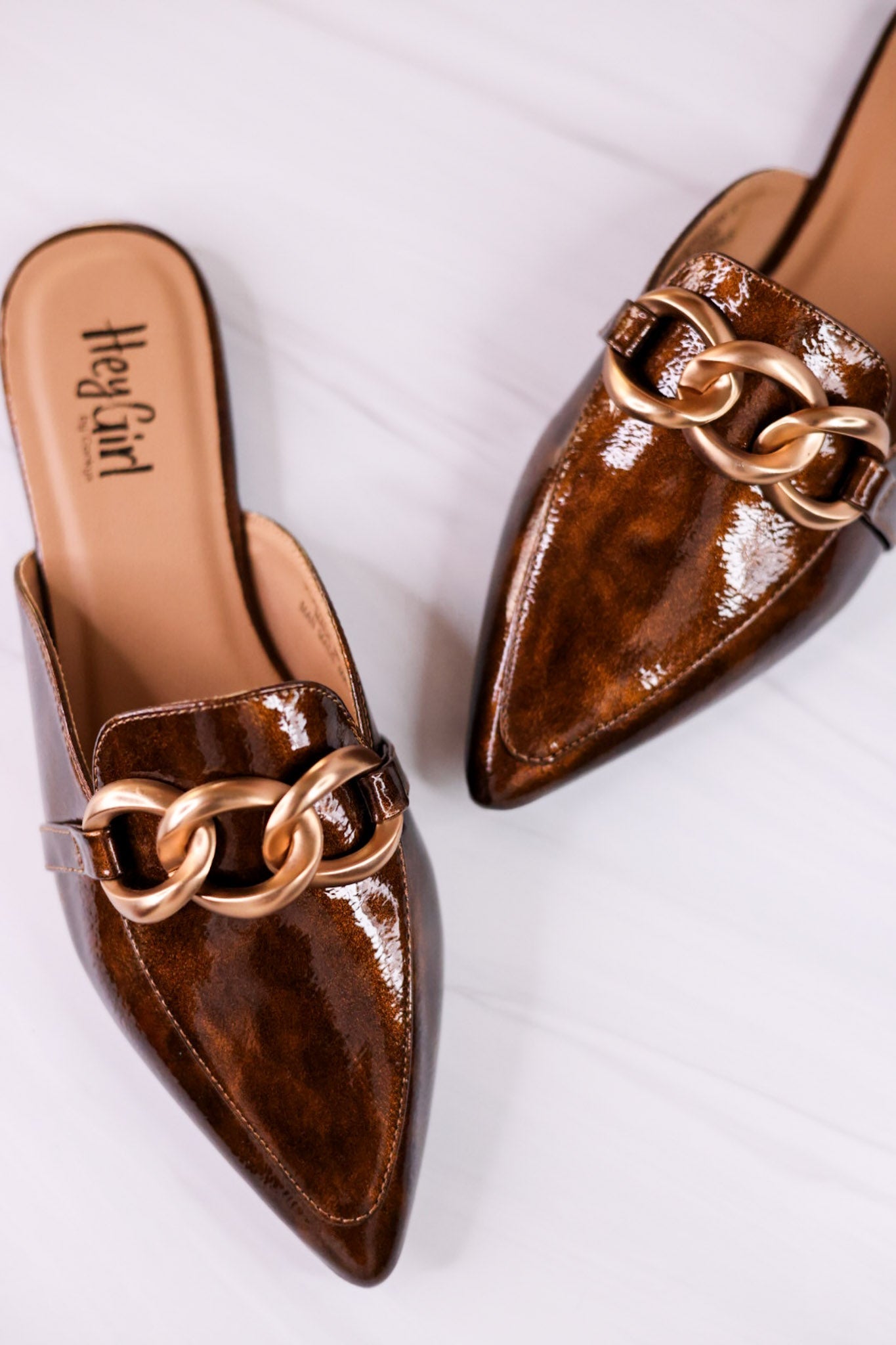 Playin For Keeps Bronze Mules - Whiskey Skies - CORKYS FOOTWEAR