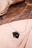 Playing Card Pendant Necklace in Black - Whiskey Skies - BOHO RANCH SHOP