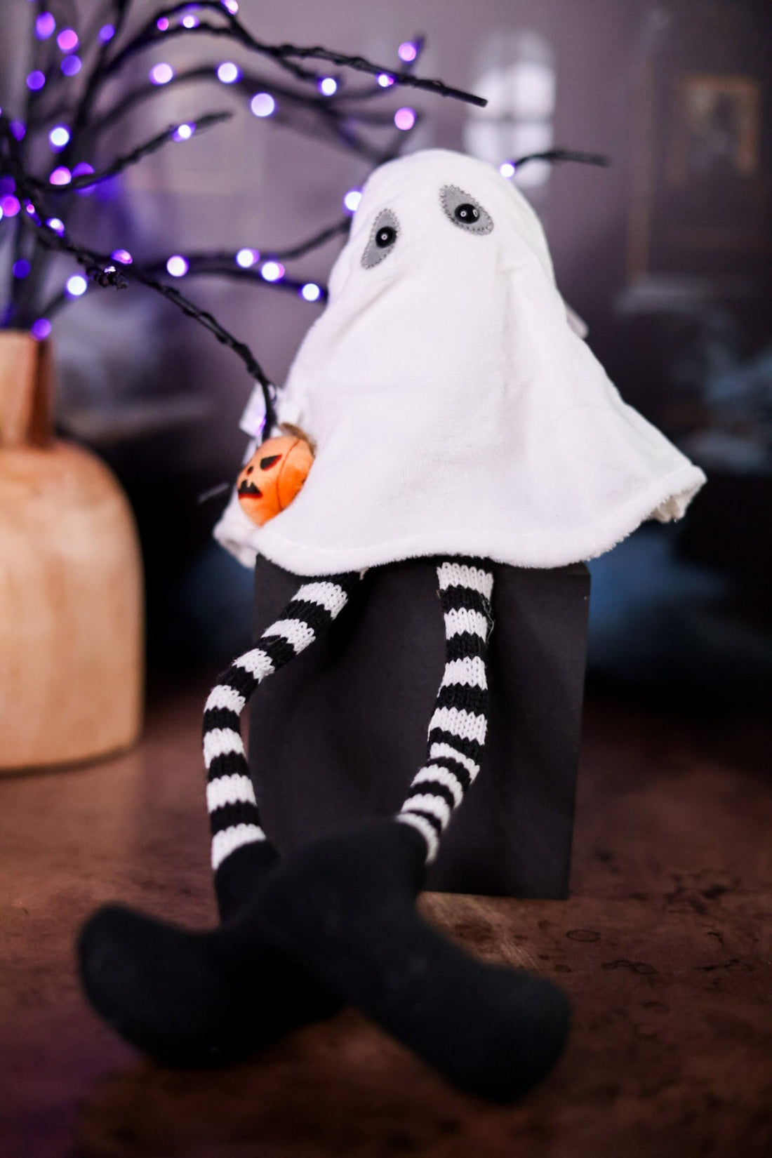 Plush Ghost Shelf Sitter (2 Styles) - Whiskey Skies - TRANSPAC