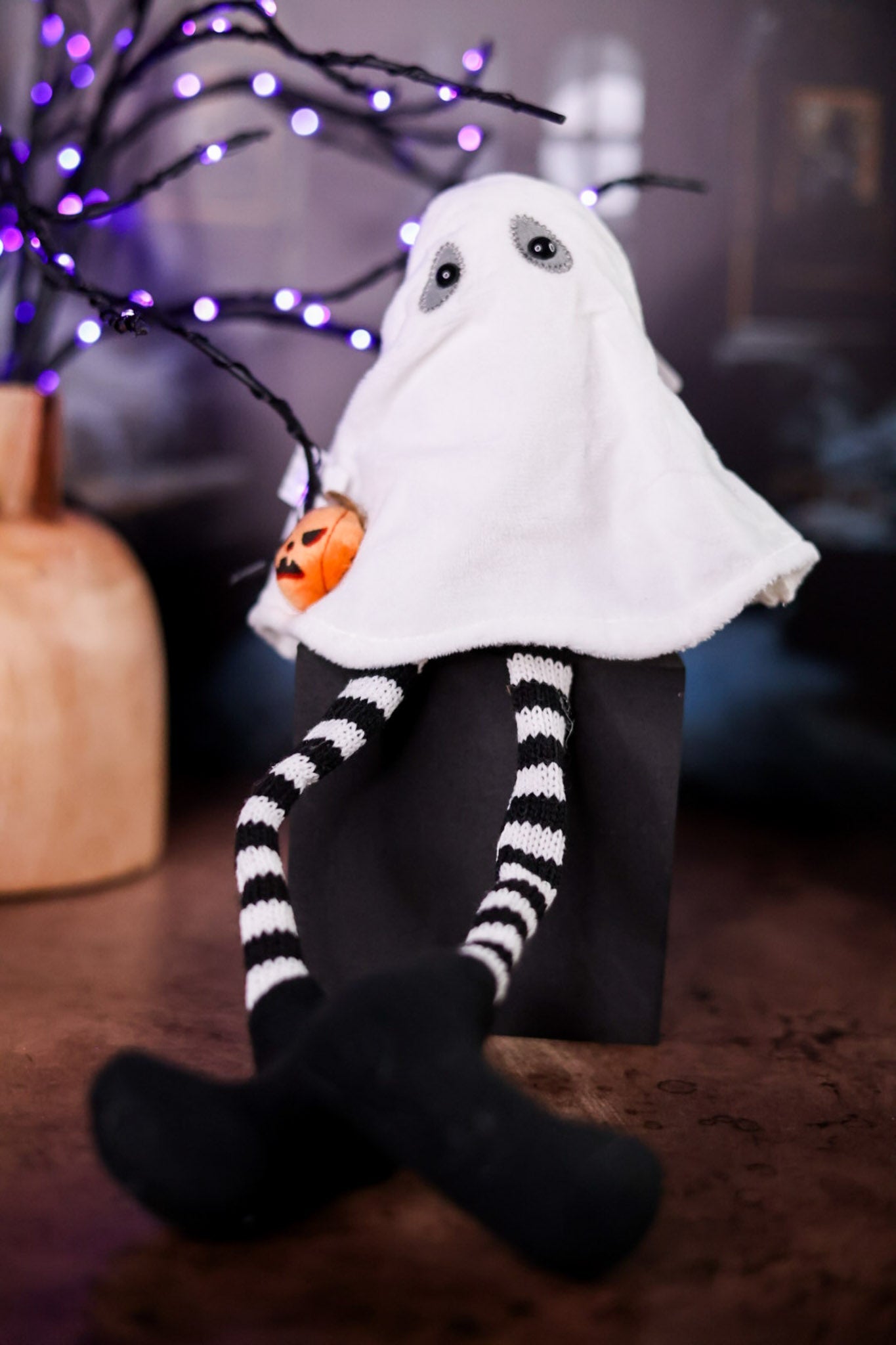 Plush Ghost Shelf Sitter (2 Styles) - Whiskey Skies - TRANSPAC