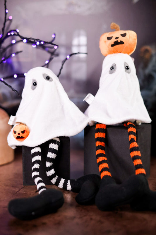 Plush Ghost Shelf Sitter (2 Styles) - Whiskey Skies - TRANSPAC