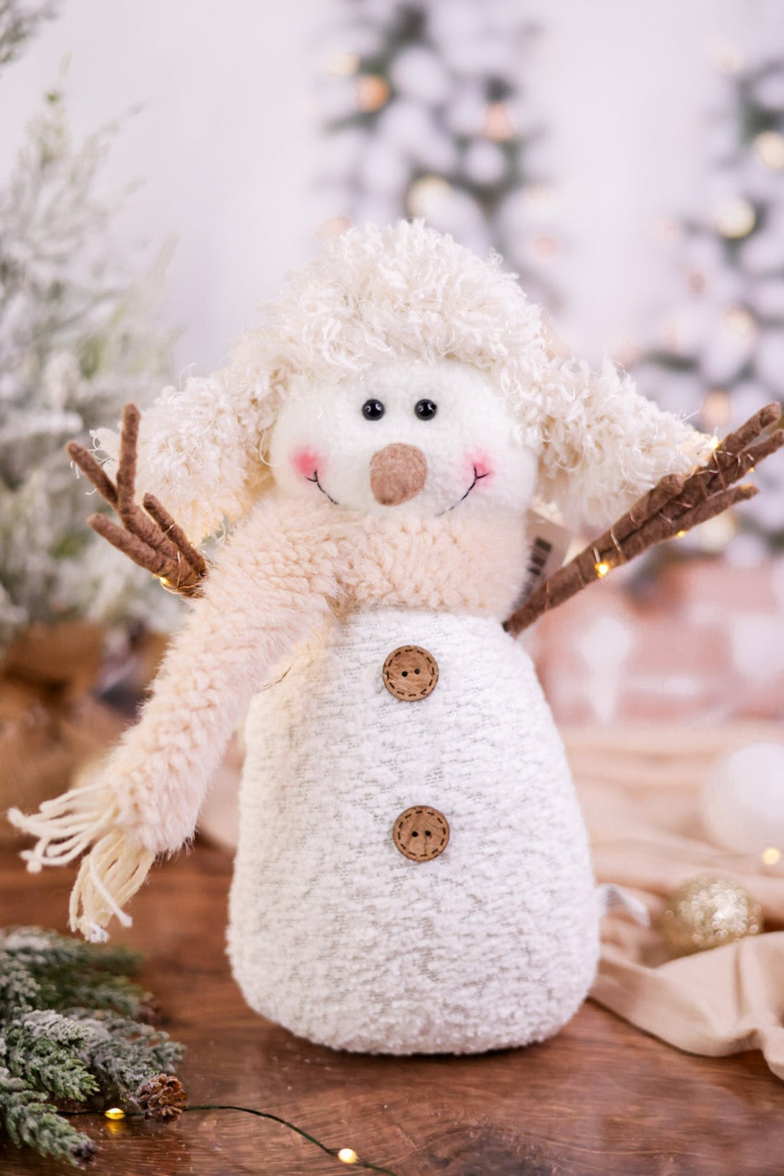 Plush LED Snowman (2 Styles) - Whiskey Skies - SULLIVANS