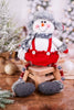 Plush Red and Grey Snowman Sitters (2 Styles) - Whiskey Skies - SPECIAL T IMPORTS INC