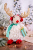 Plush Reindeer Sitter with Christmas Gift - Whiskey Skies - MELROSE INTL