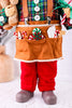 Plush Toy Shop Santa Standing Figure - Whiskey Skies - RAZ IMPORTS