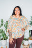 Poncho Style Sage Top - Whiskey Skies - ANDREE BY UNIT