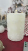 Gray & Snowflakes LED Water Fountain Candle
