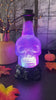 Acrylic Halloween Skull Bottle Water Globe W/ Sound