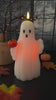 Ghost With Pumpkin LED Wax Decorative Candle Figure