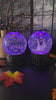 Acrylic Spooky Halloween Globes W/ Timer (Two Styles)