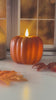 Orange LED Pumpkin Candle