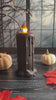 Black "Melting" LED Candle
