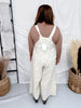 Printed Floral Overalls W/ Front Bib Pocket - Whiskey Skies - POLAGRAM + BAEVELY
