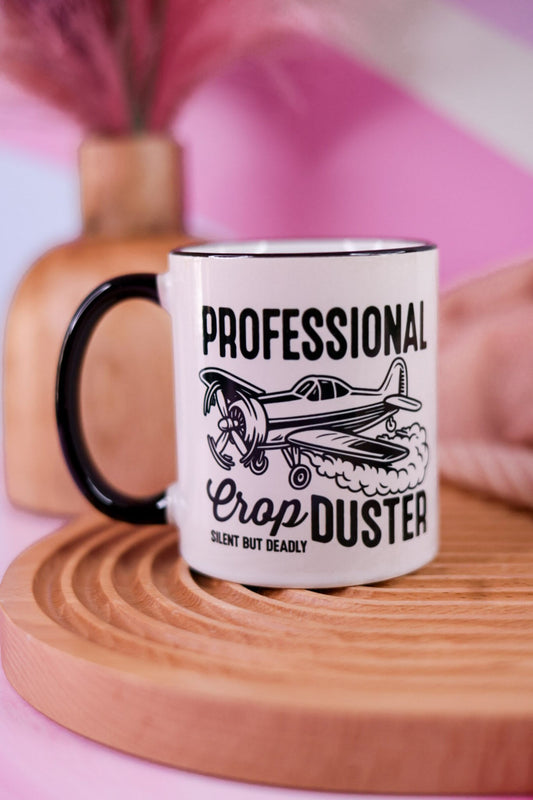 Professional Crop Duster Ceramic Mug - Whiskey Skies - MUGSBY