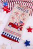 Proud American Embroidered Dish Towel - Whiskey Skies - DII - DESIGN IMPORTS