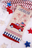 Proud American Embroidered Dish Towel - Whiskey Skies - DII - DESIGN IMPORTS