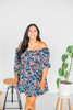 Puff Sleeve Floral Dress - Whiskey Skies - UMGEE