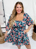 Puff Sleeve Floral Dress - Whiskey Skies - UMGEE