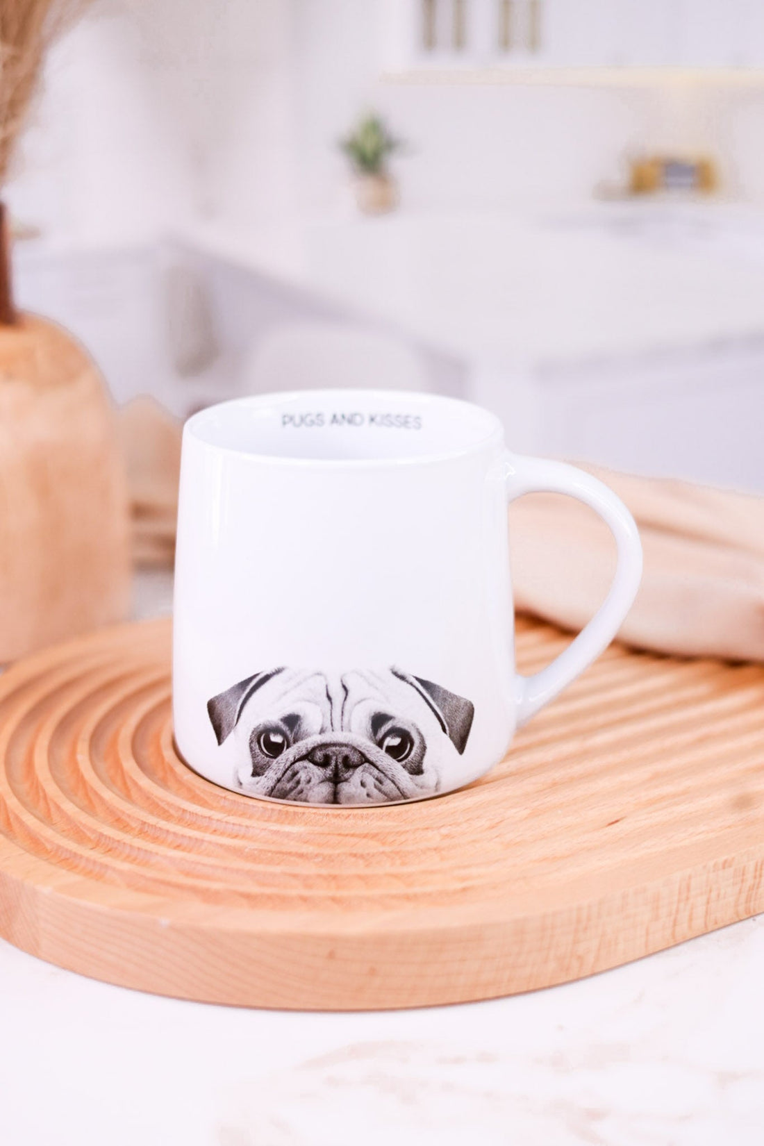 Pugs & Kisses 17oz Mug - Whiskey Skies - PAVILION