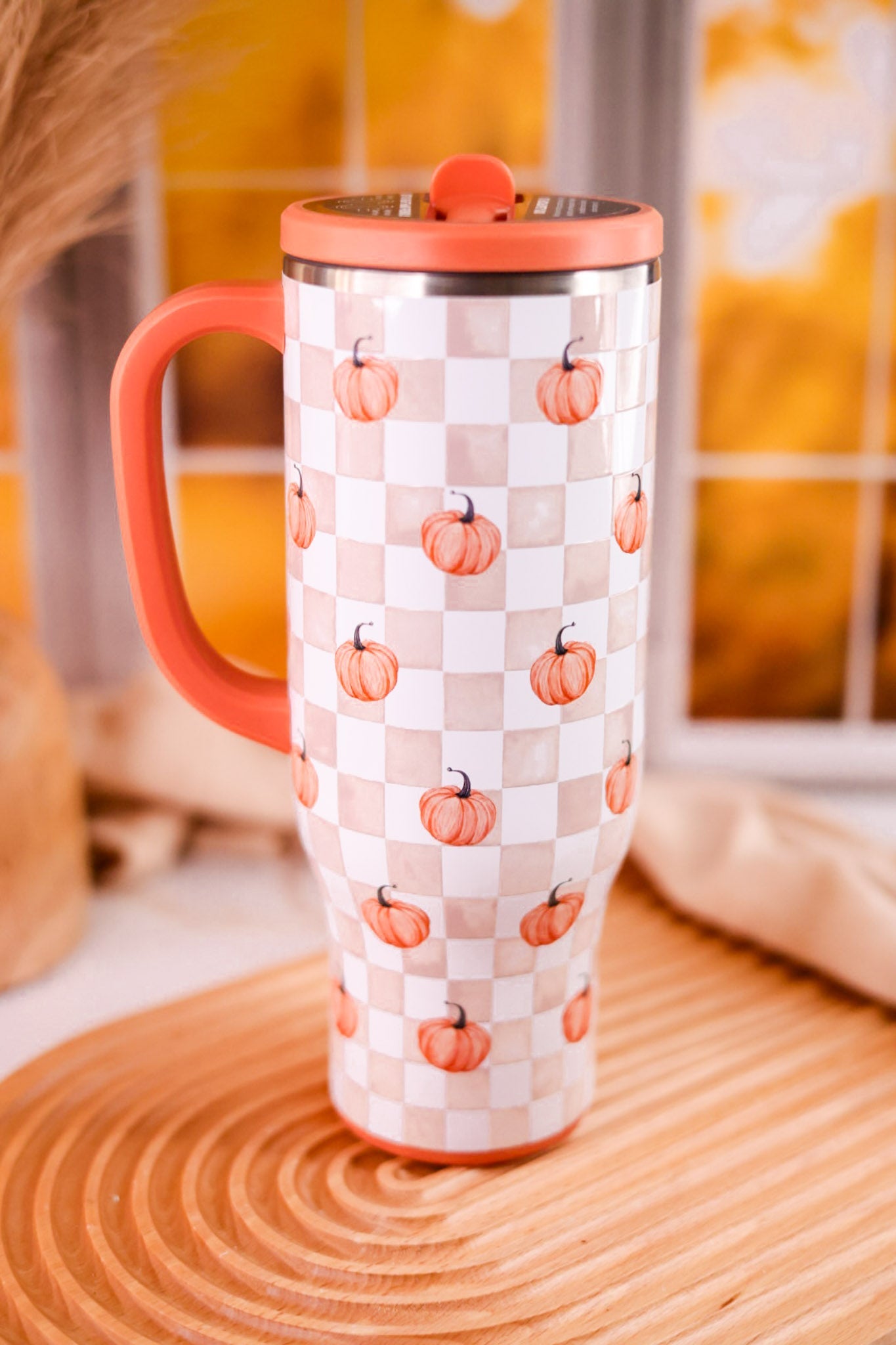 Pumpkin Check 30oz Mega Mug - Whiskey Skies - SWIG LIFE