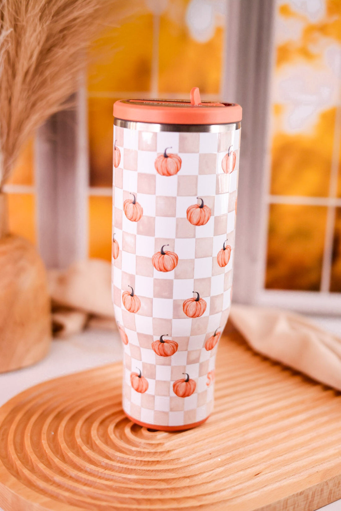 Pumpkin Check 30oz Mega Mug - Whiskey Skies - SWIG LIFE